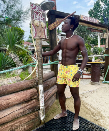 Seashells Board Shorts Yellow