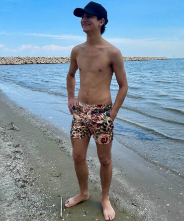 Seashells Board Shorts Wiled Print