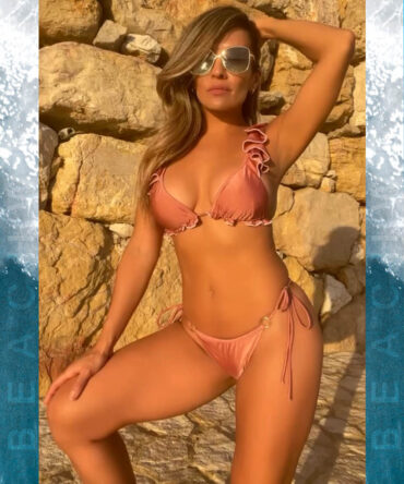 Phoenix Feather Bikini - Rose Gold