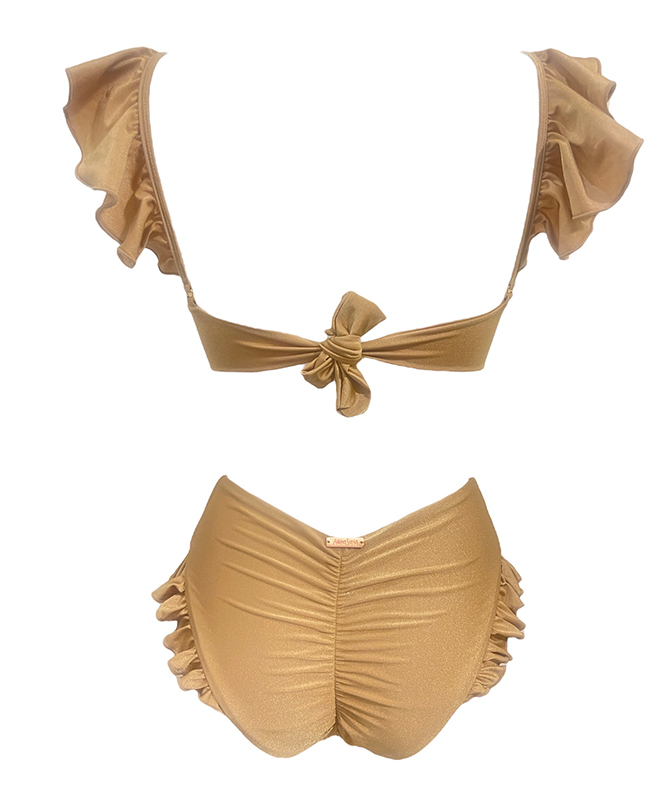 Wings of the Phoenix Bikini - Gold