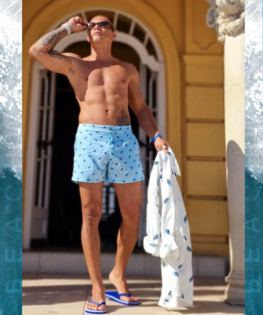 Reef Triggerfish Short - Baby Blue