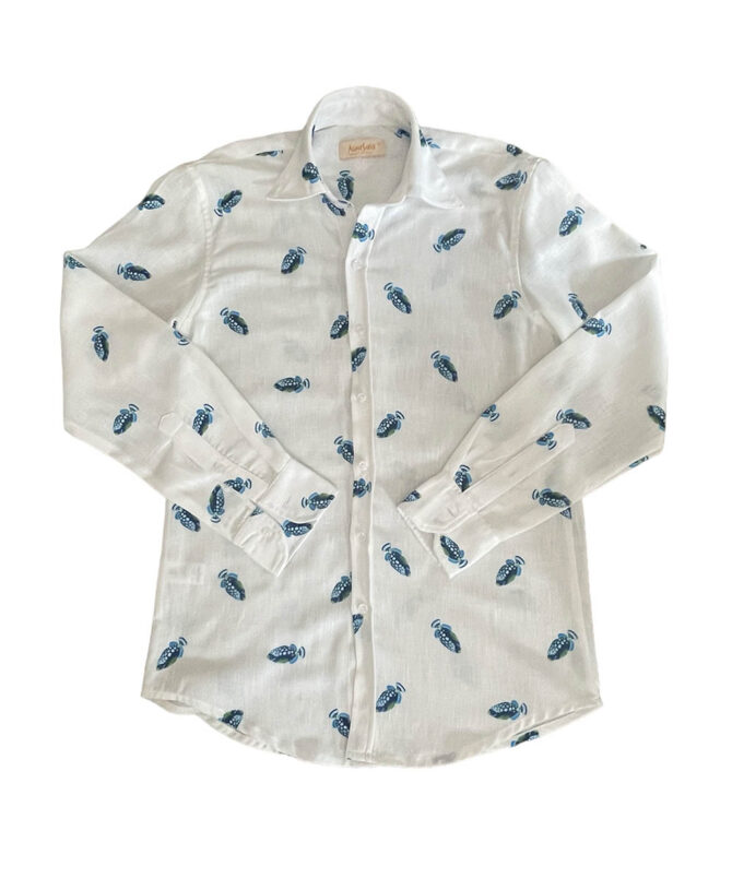 Tigerfish Reef Linen Shirt