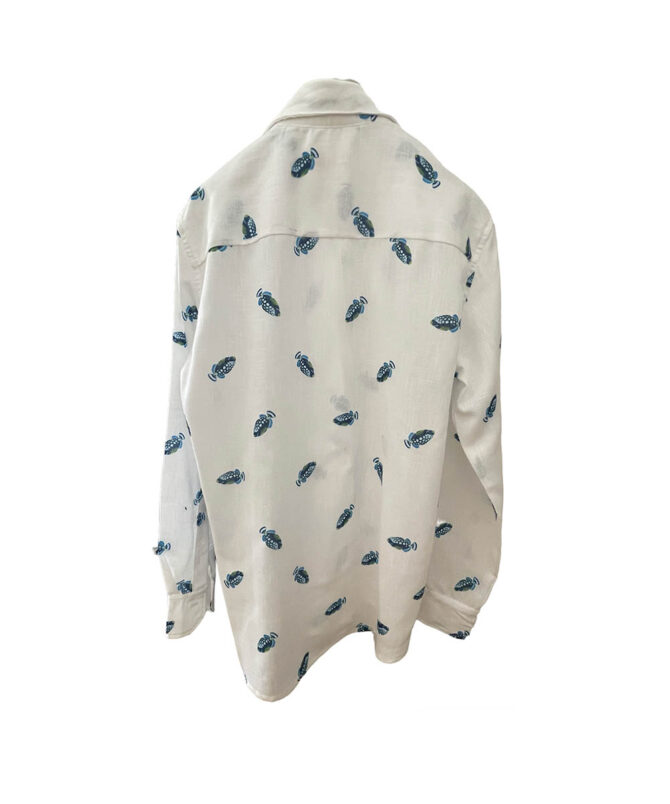 Tigerfish Reef Linen Shirt