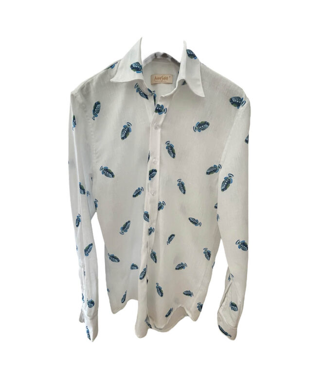 Tigerfish Reef Linen Shirt
