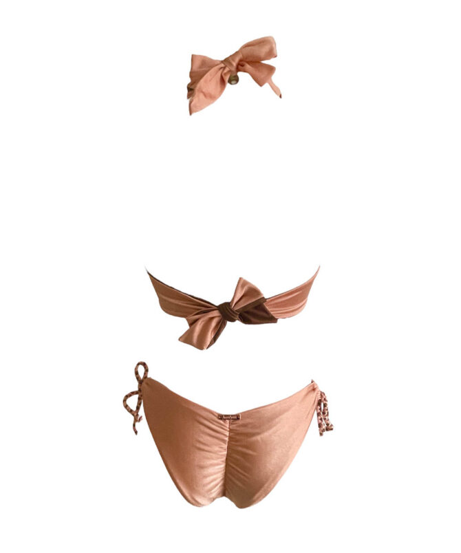 New Dawn Halter Bikini - Peach Fush