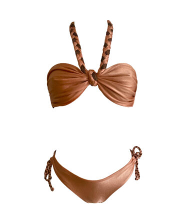 New Dawn Halter Bikini - Peach Fush