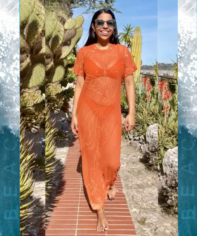 Phoenix Dress - Orange