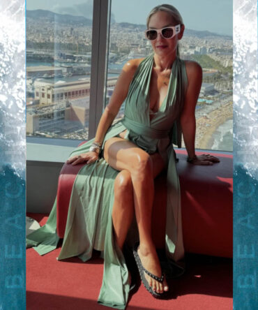 Split Maxi Skirt - Green Musgo